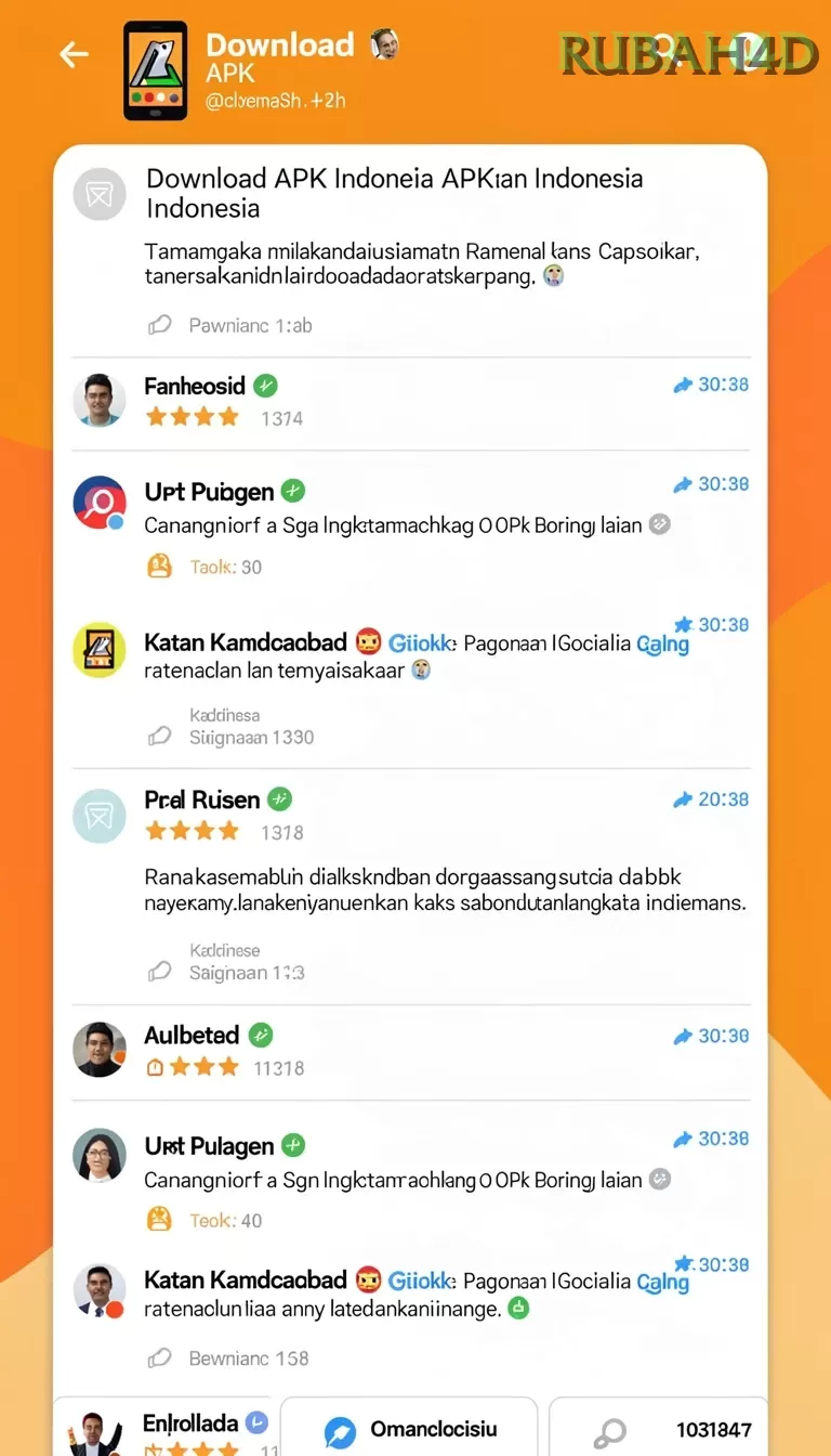 Cuplikan layar DEWATOGEL — menu navigasi
