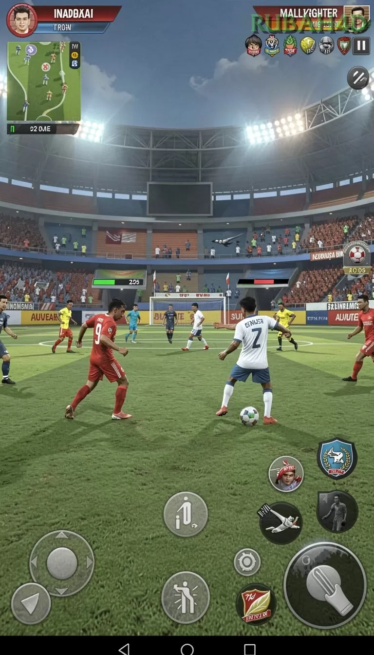 Cuplikan layar RK55 — menu navigasi